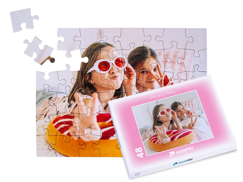 Puzzle box photo puzzle 48 pieces