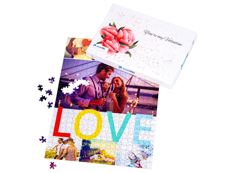 Personalized Photo Collage Puzzle – 500 Pieces